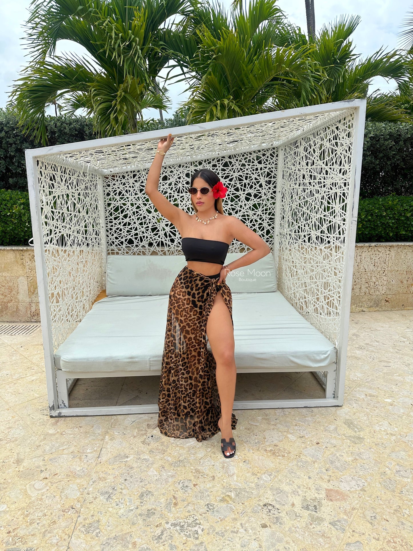 Tubble Bikini Black Set/ Print